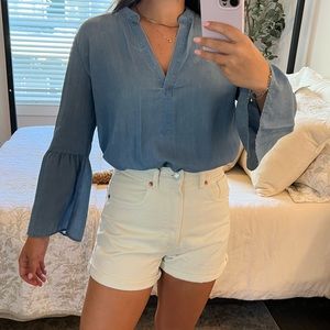 JCrew Chambray blouse